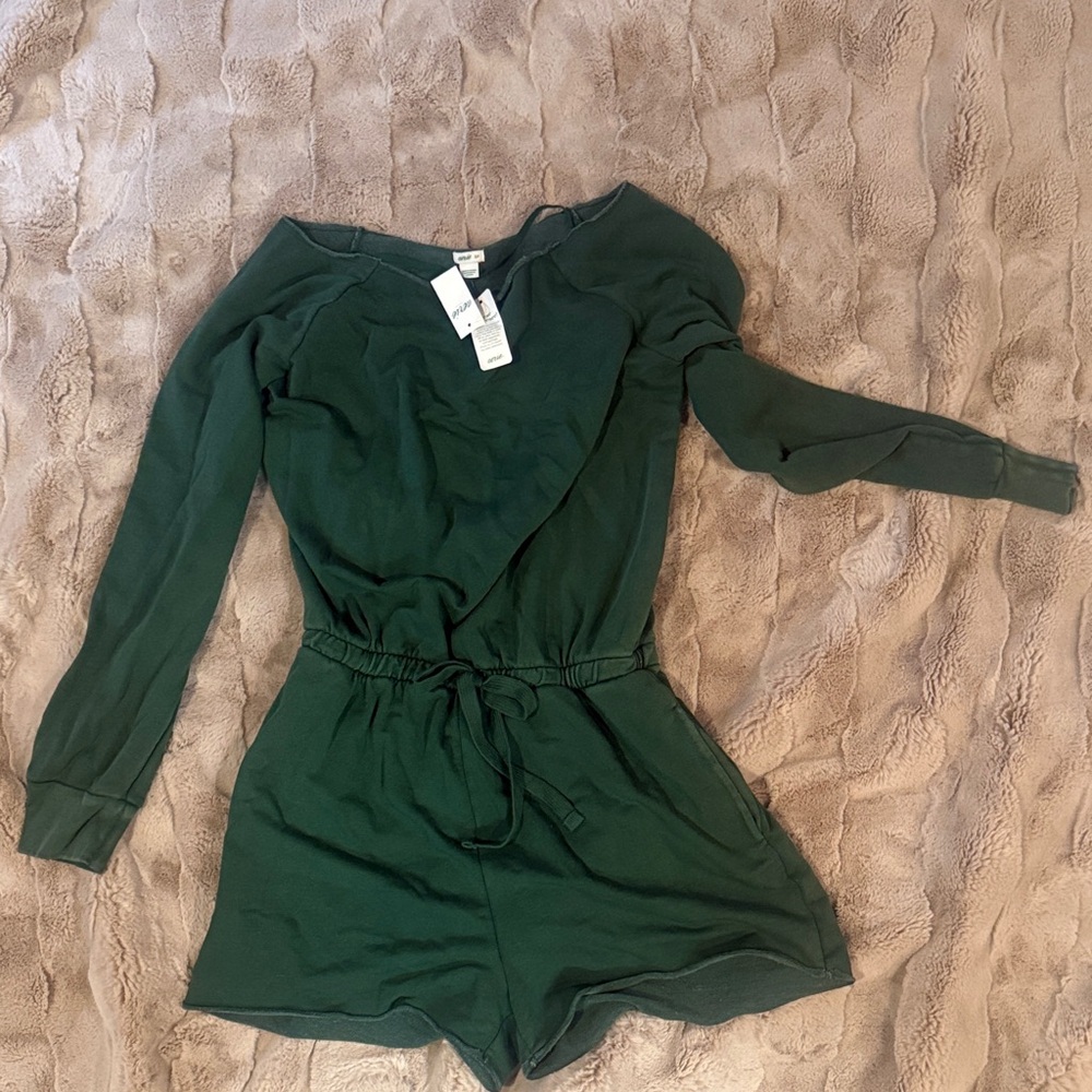 Aerie Forest Green Long Sleeve Top